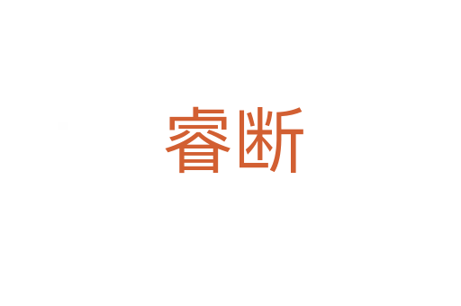睿断