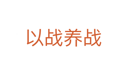 以战养战