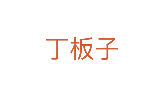 丁板子