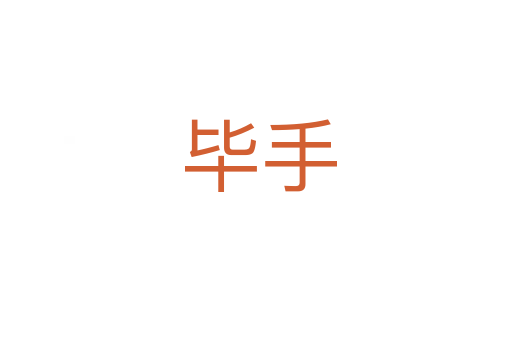 毕手