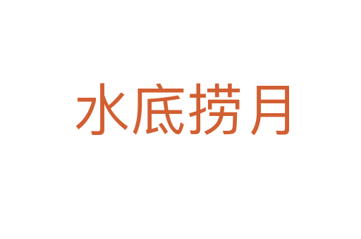 水底捞月