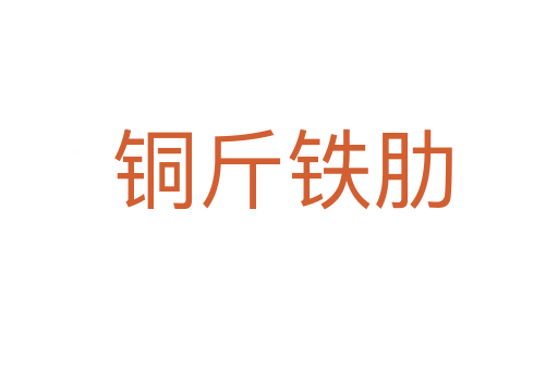 铜斤铁肋