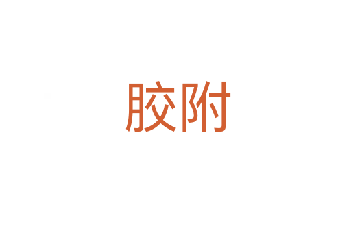 胶附