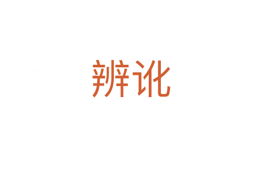 辨讹