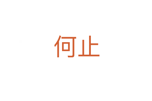 何止