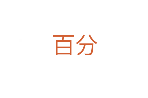 百分