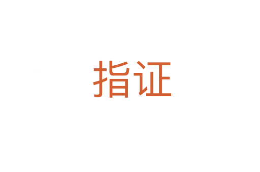 指证