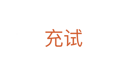 充试